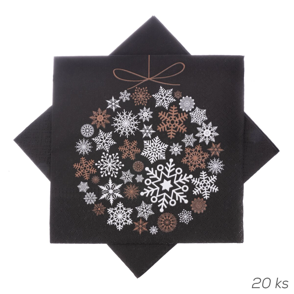 Levně Orion Servírovací ubrousky baňka papír mix 33x33cm