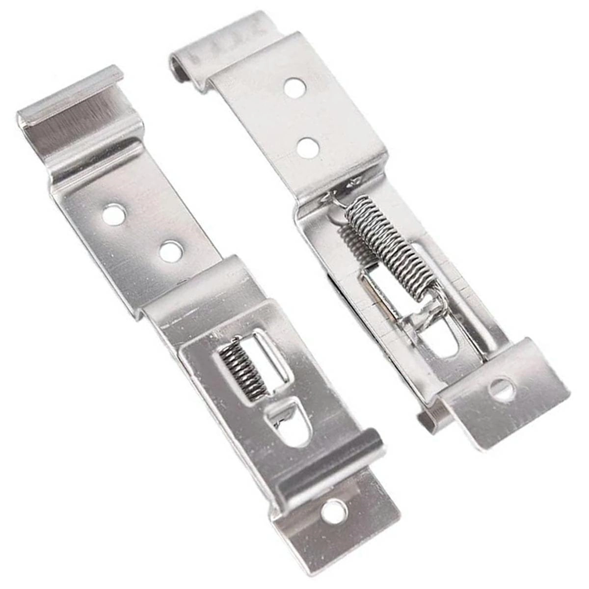 Ocelové držáky na bezrámečkovou registrační značku, 2 ks