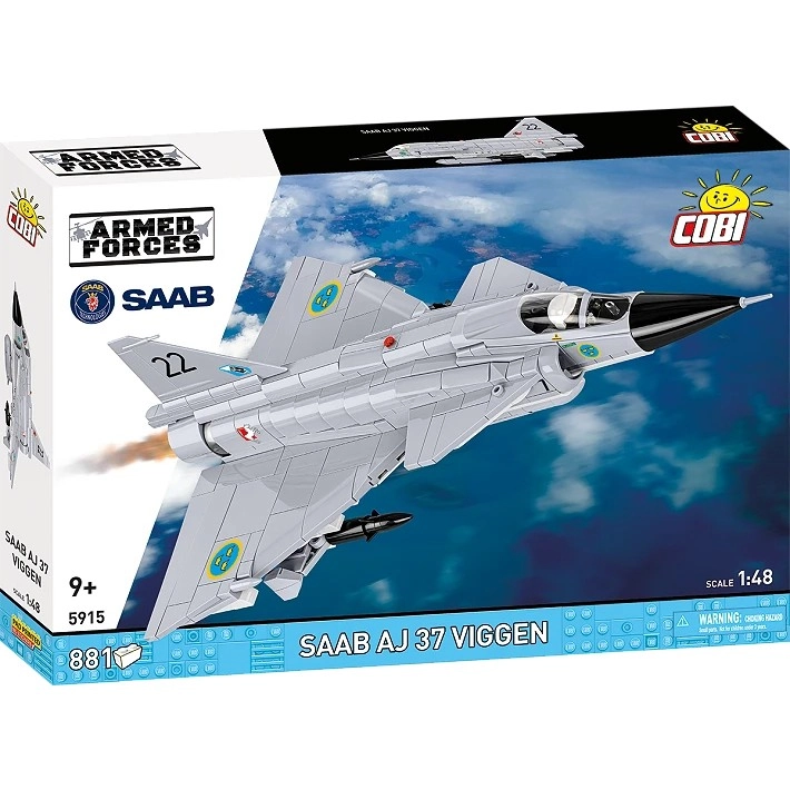Levně Cobi 5915 Armed Forces SAAB AJ37 VIGGEN, 1:48, 881 k