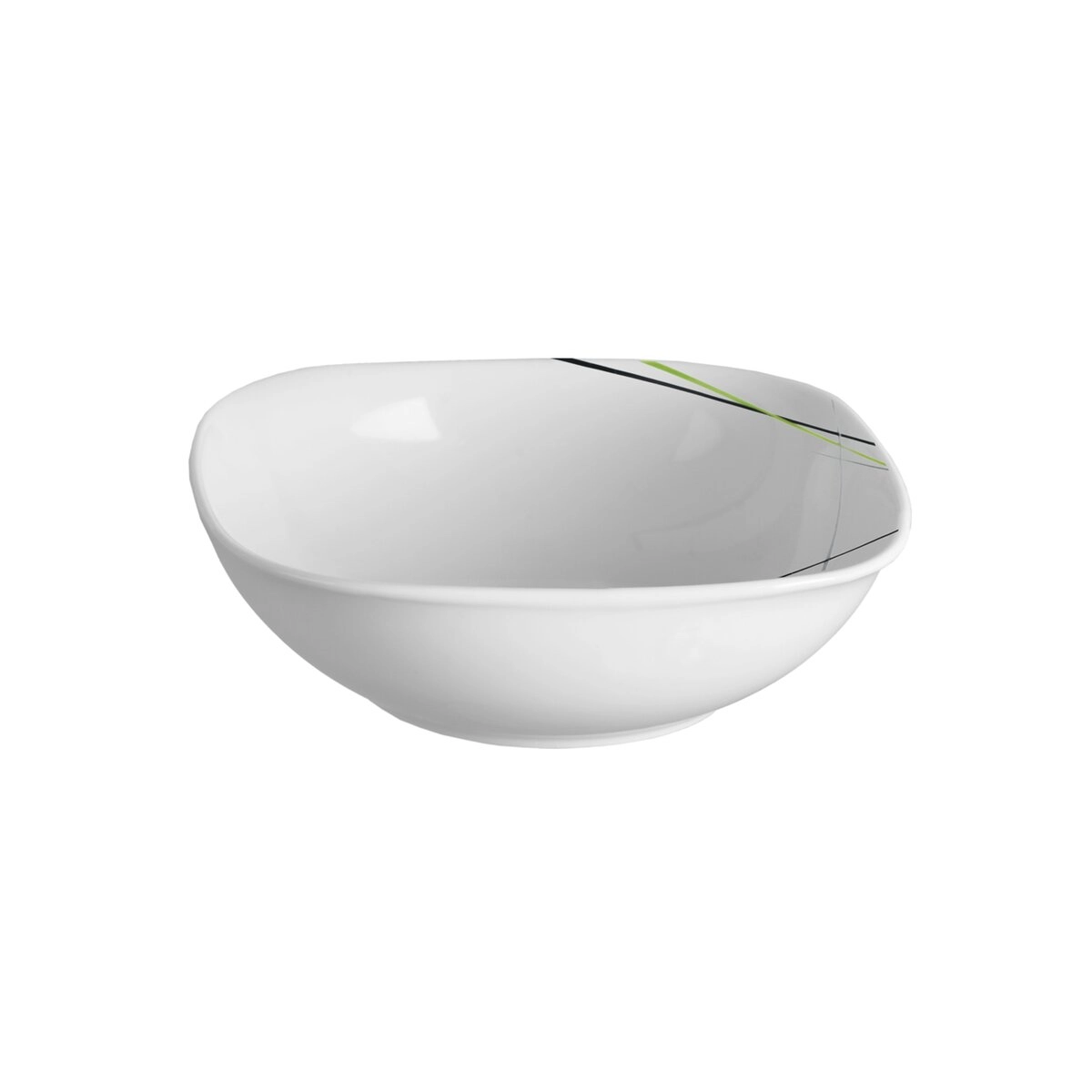 Levně Orion miska porcelánová Green hranatá 14 x 14 cm