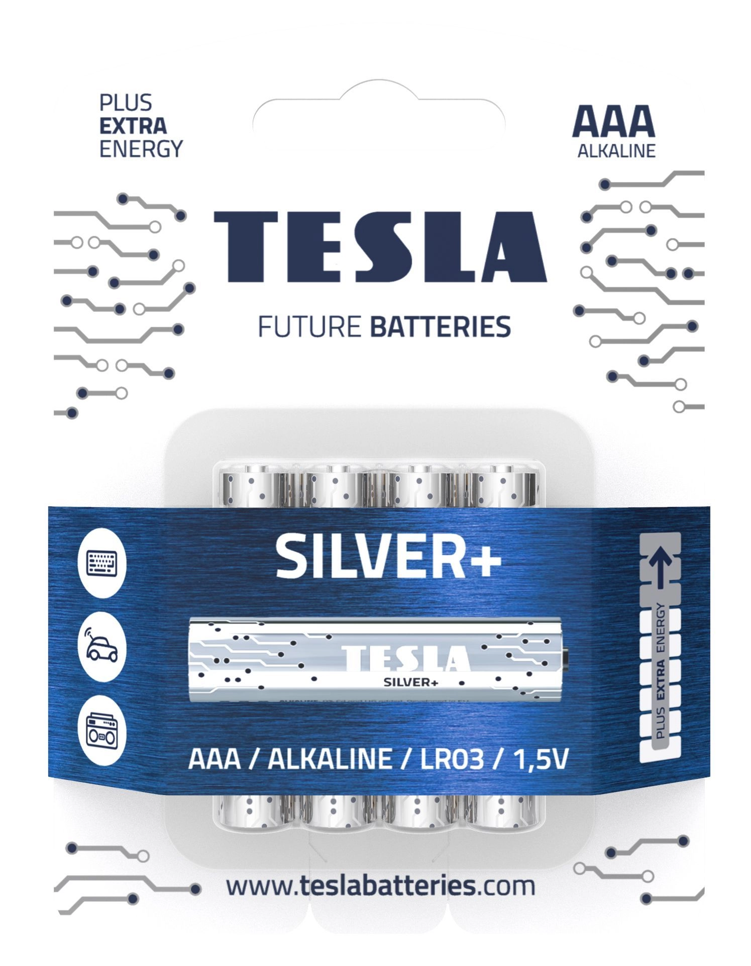 Levně TESLA SILVER+ AAA 4ks 1099137217