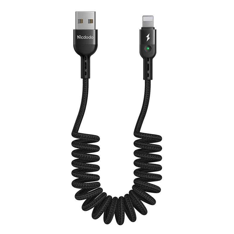 Levně Mcdodo CA-6410 USB to Lightning, pružina, 1,8m