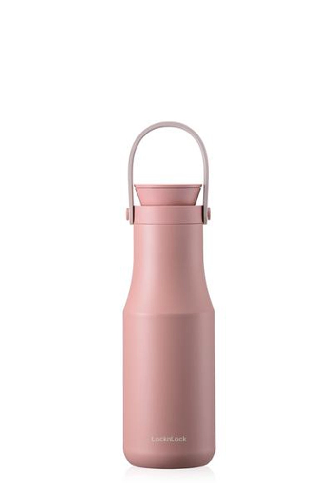 Levně LOCK&LOCK Nerezová termoska s uchem lock metro 0,47 l