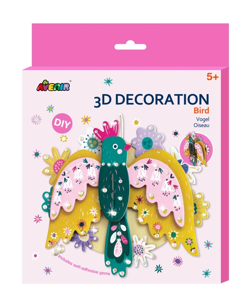 Levně 3D dekorace velká pták