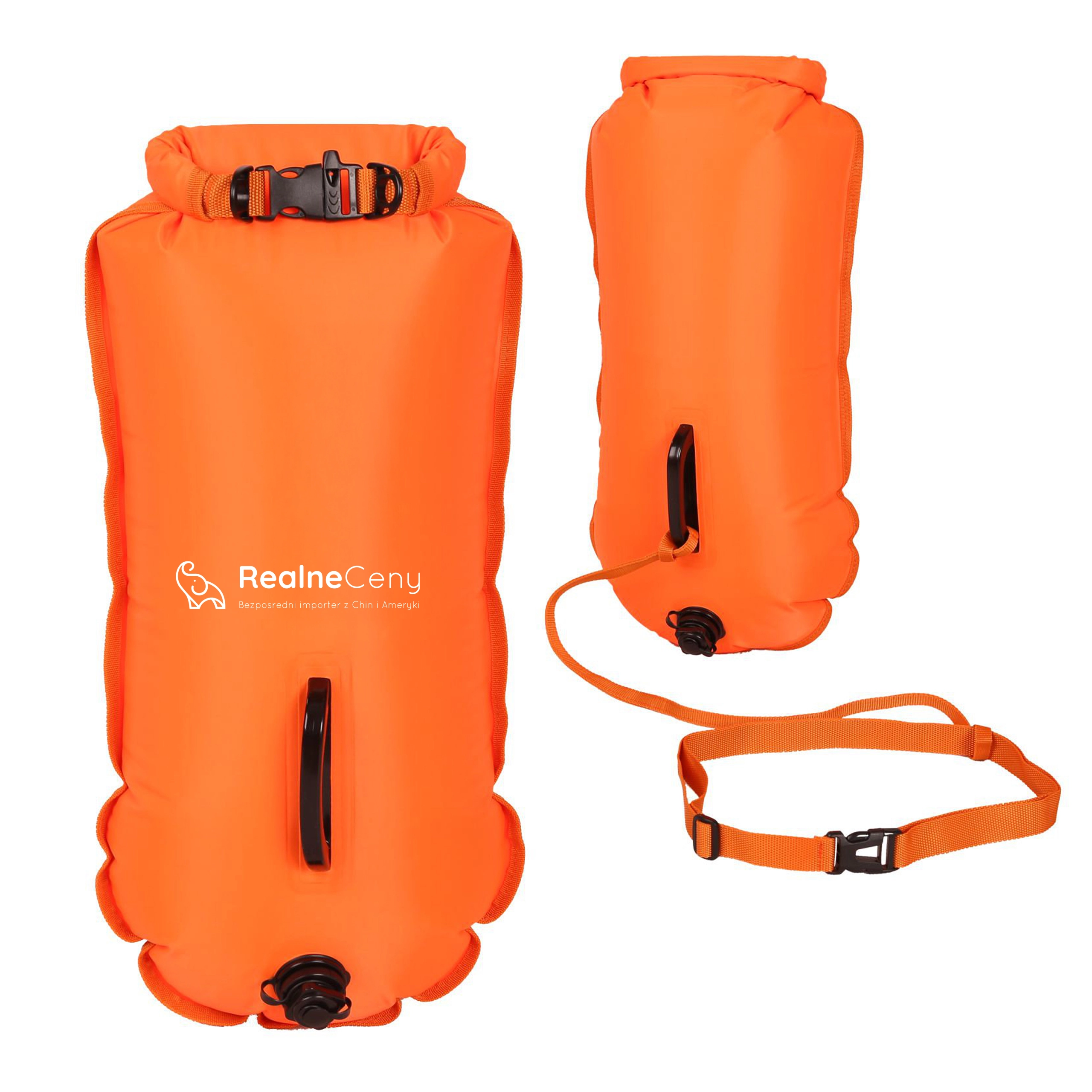 Levně RealG RC-K-1772 Bezpečnostní plavecká bójka 2 v 1