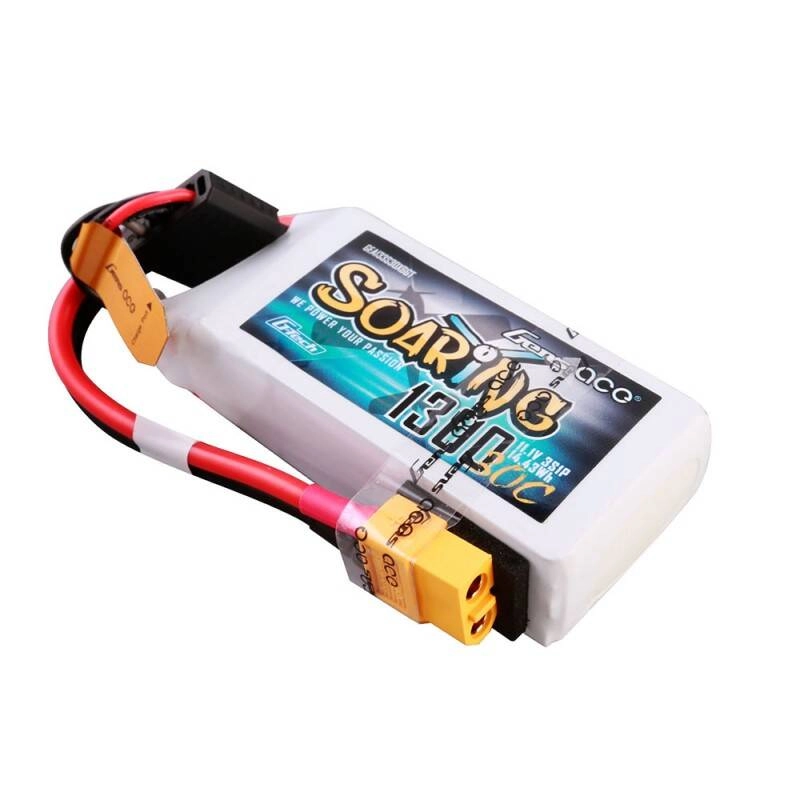 Levně Gens ace G-Tech Soaring 1300 mAh 11.1V 30C 3S1P Lipo Battery Pack with XT60 Plug GEA133S30X6GT