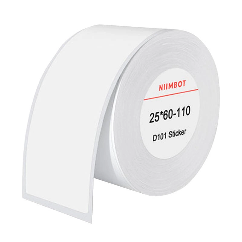 Levně Nimbot T25*60-110 Termální štítky samolepky 25x60 mm bílé 110 ks
