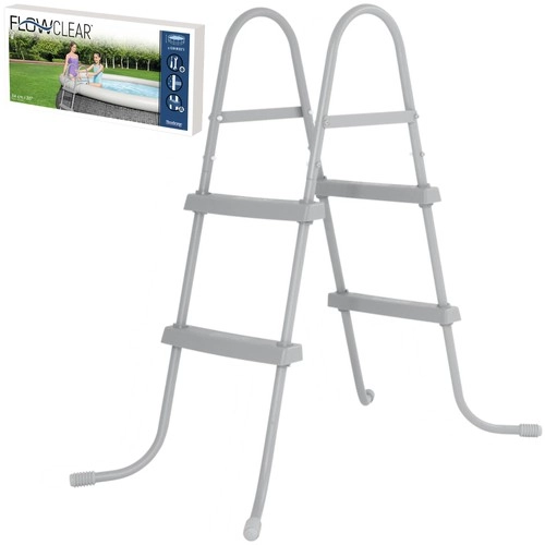 Levně Schůdky k bazénu 84 cm BESTWAY Flowclear
