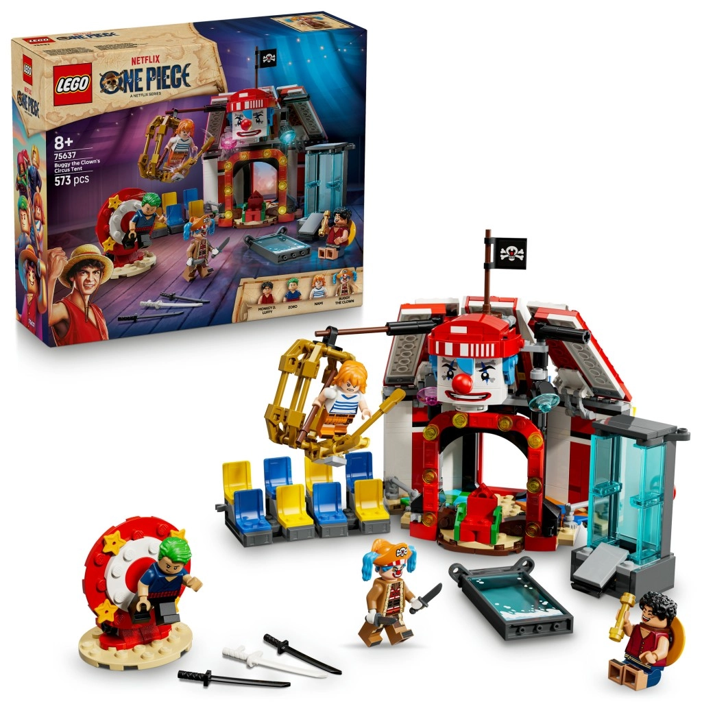 Levně LEGO® ONE PIECE 75637 Klaun Buggy a jeho cirkusový stan