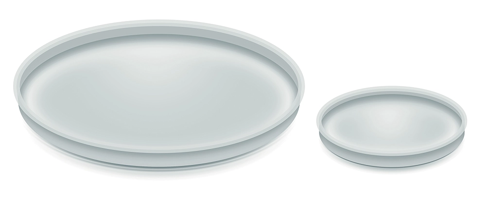 Levně Transparentní plastová záslepka Plug 51 mm