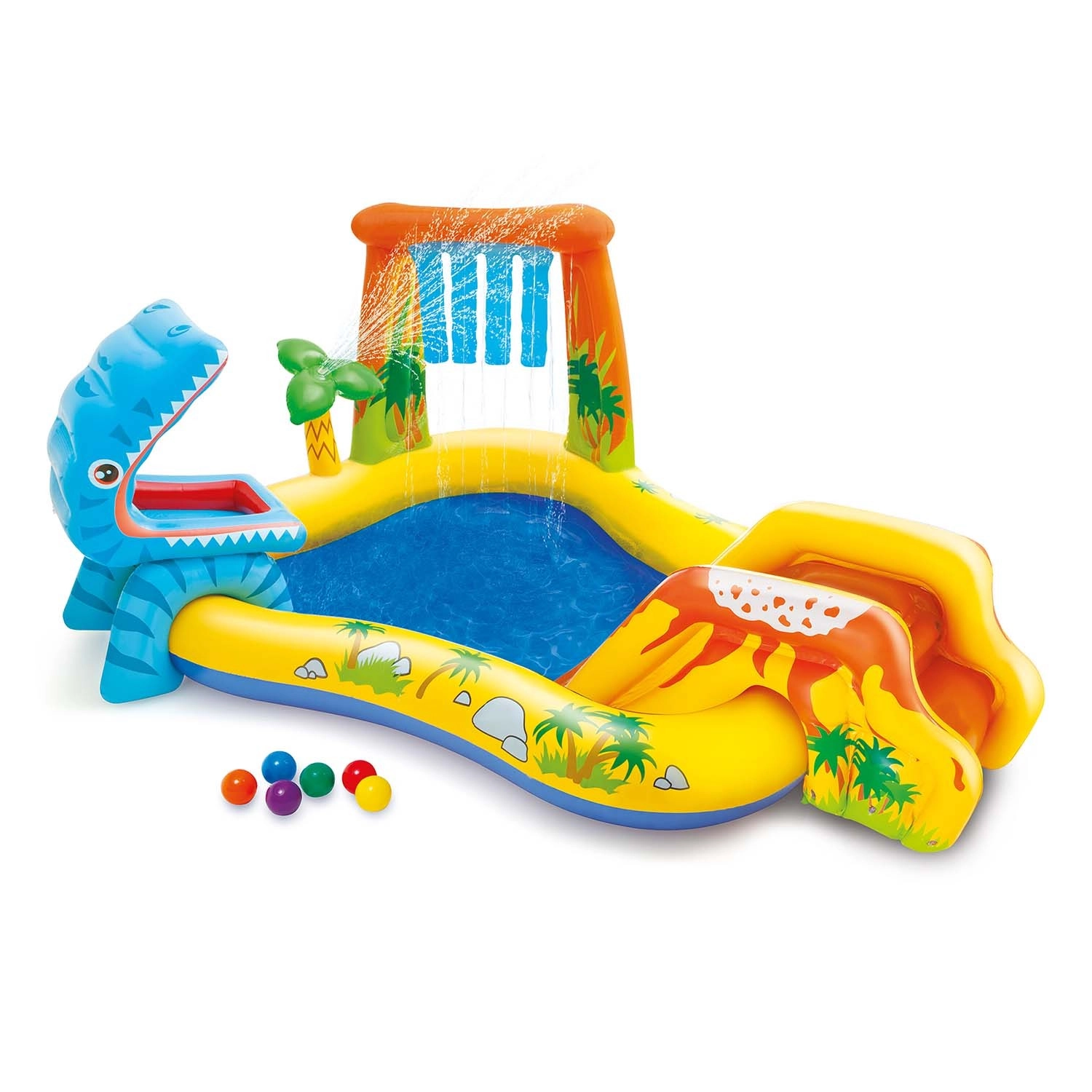 Levně Intex 57444 Dinosaurus 249 x 191 x 109 cm