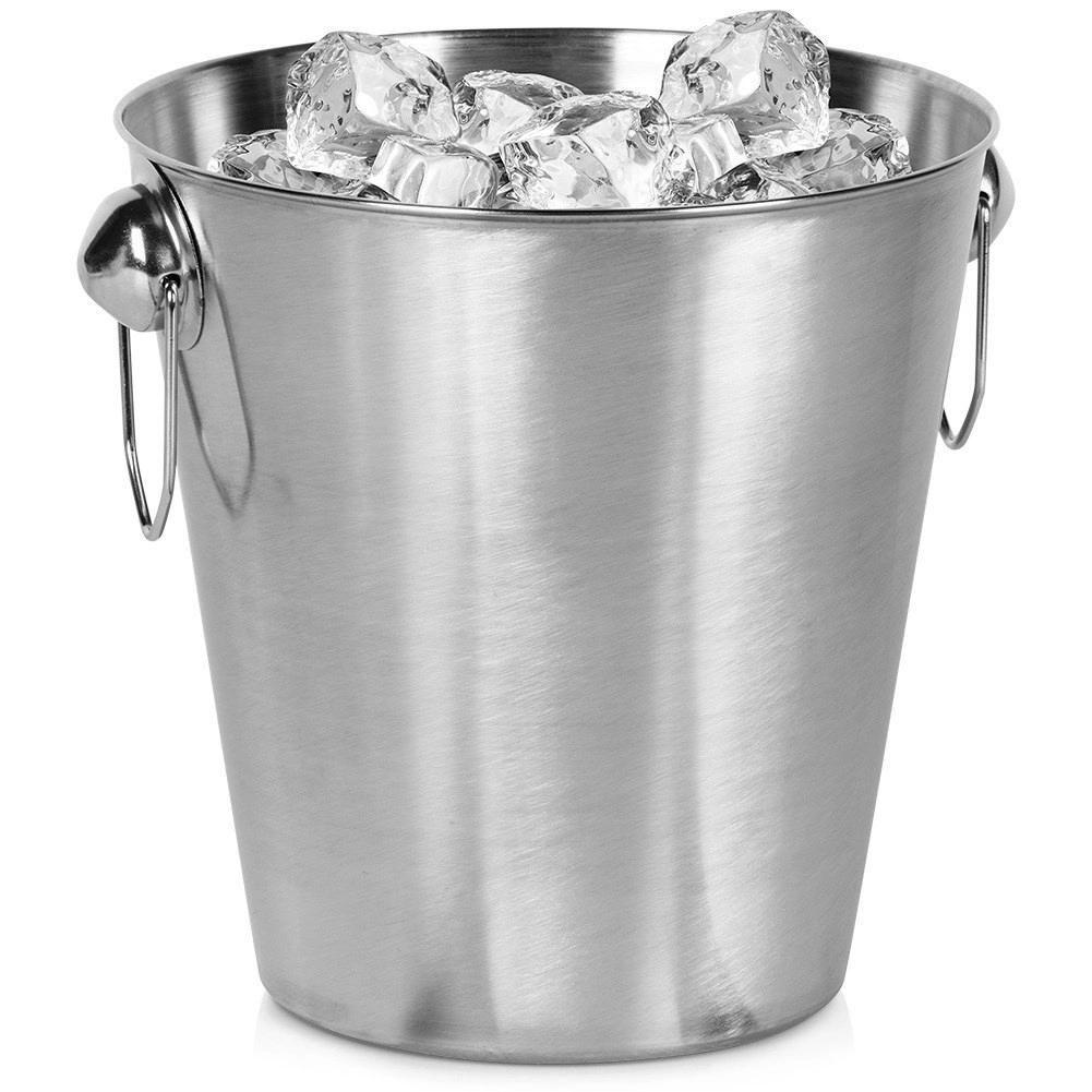 Levně Excellent Houseware Chladič na víno, sekt, 20 cm, stříbrný s matným povrchem