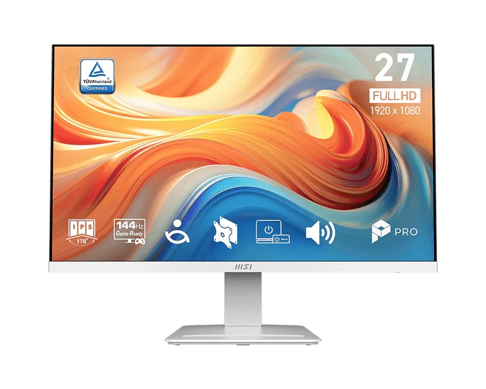 Levně MSI PRO MP273W E14A 27" herní a kancelářský monitor bílý