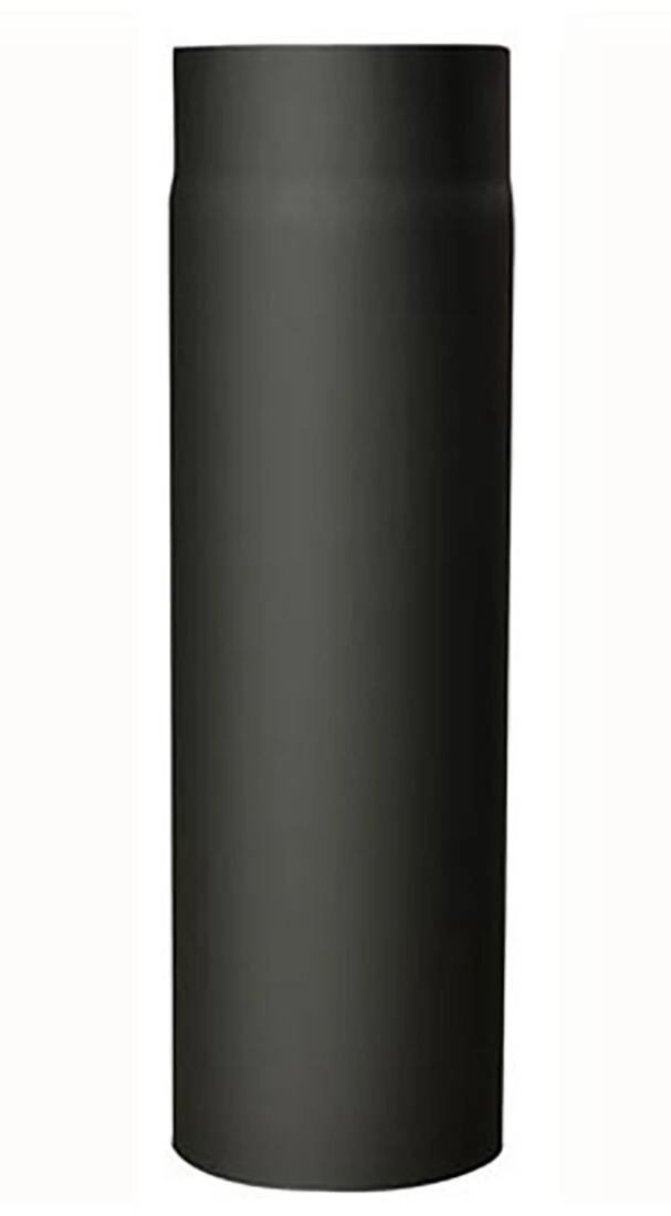 Levně Kouřová roura s otvorem 130 mm, délka 250 mm, ocel 1,5 mm, černá