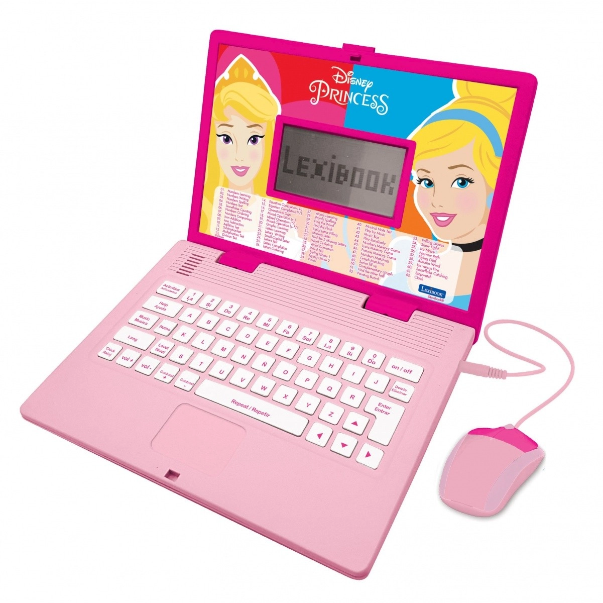 Levně Dětský edukativní laptop Disney Princezny