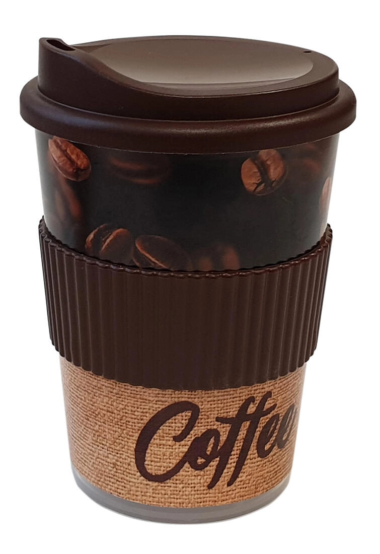 Levně TVAR PARDUBICE COFFEE kelímek s pítkem s manžetou PH EKOLINE 250 ml