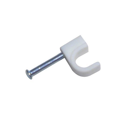 Levně příchytka kabel.kruh.10mm BÍ (25ks) blistr 1137