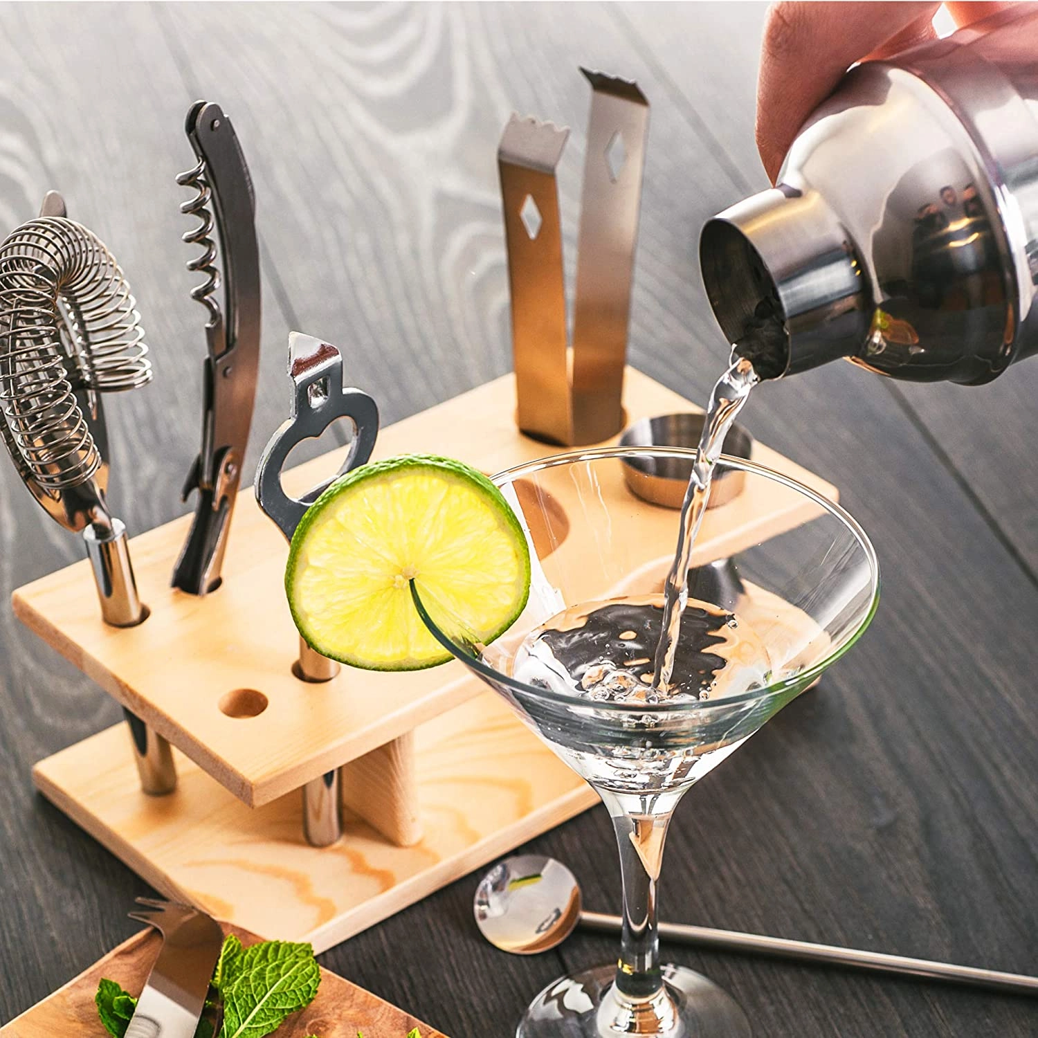Levně APT AG139B Barmanský set 9-dílný