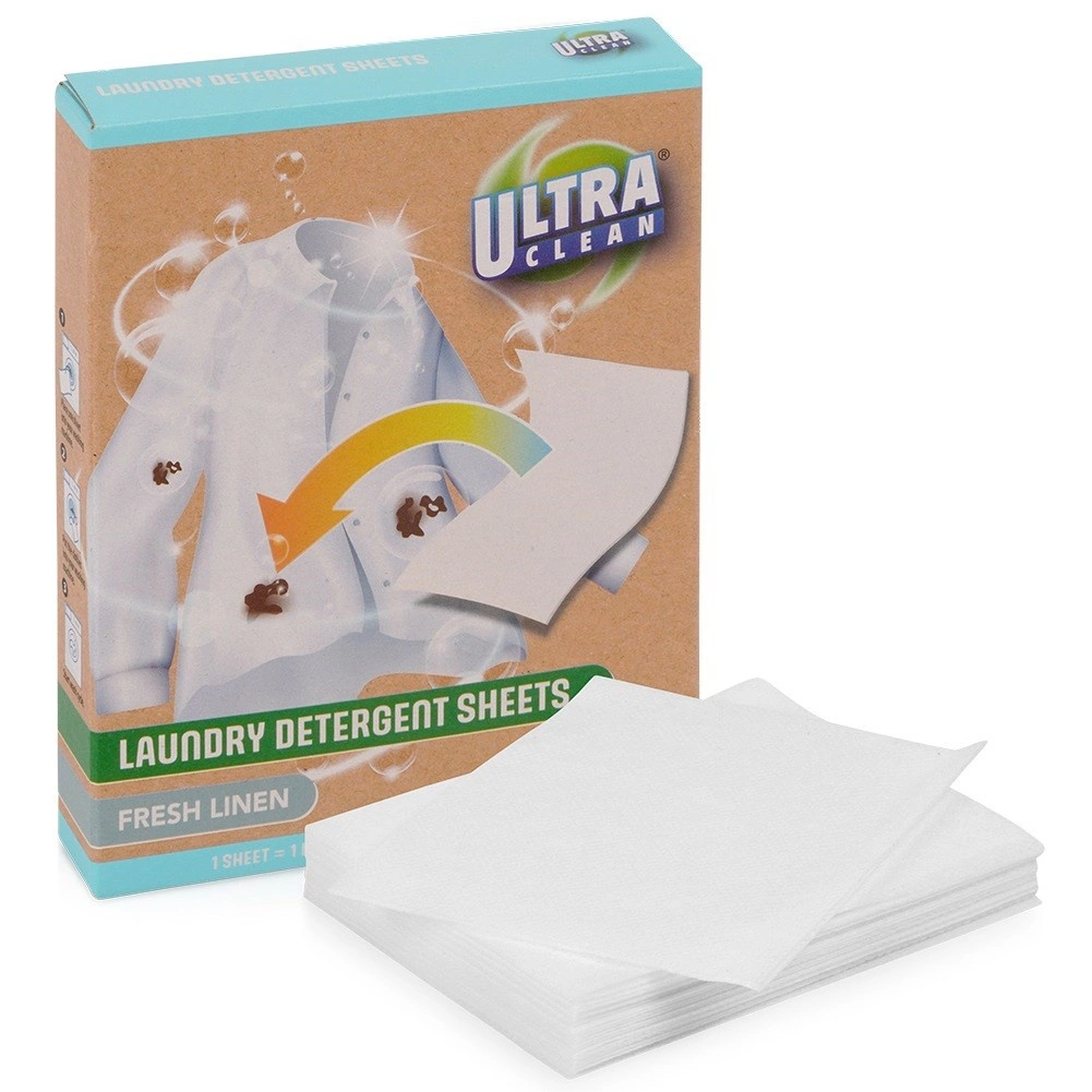 Levně ULTRA CLEAN ubrousky na praní prádla ČERSTVÉ PRÁDLO 20 ks
