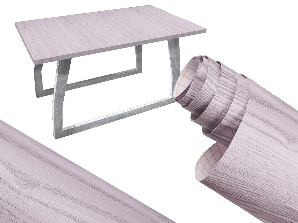 Levně Samolepicí dekorační fólie dub stříbrno-šedý 1,22 × 50 m