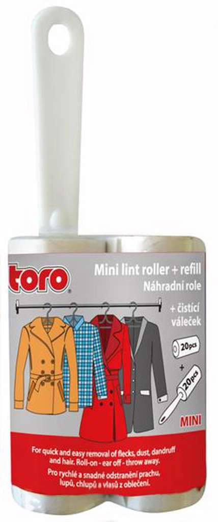 Levně Toro váleček čistící mini + náhradní náplň 2,8 x 7,5 cm