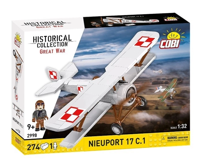 Levně Cobi 2998 Great War Nieuport 17 C.1, 1:32, 274 k, 1 f