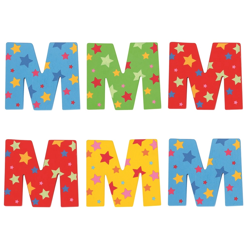 Levně Bigjigs Toys hvězdičkové písmenko M