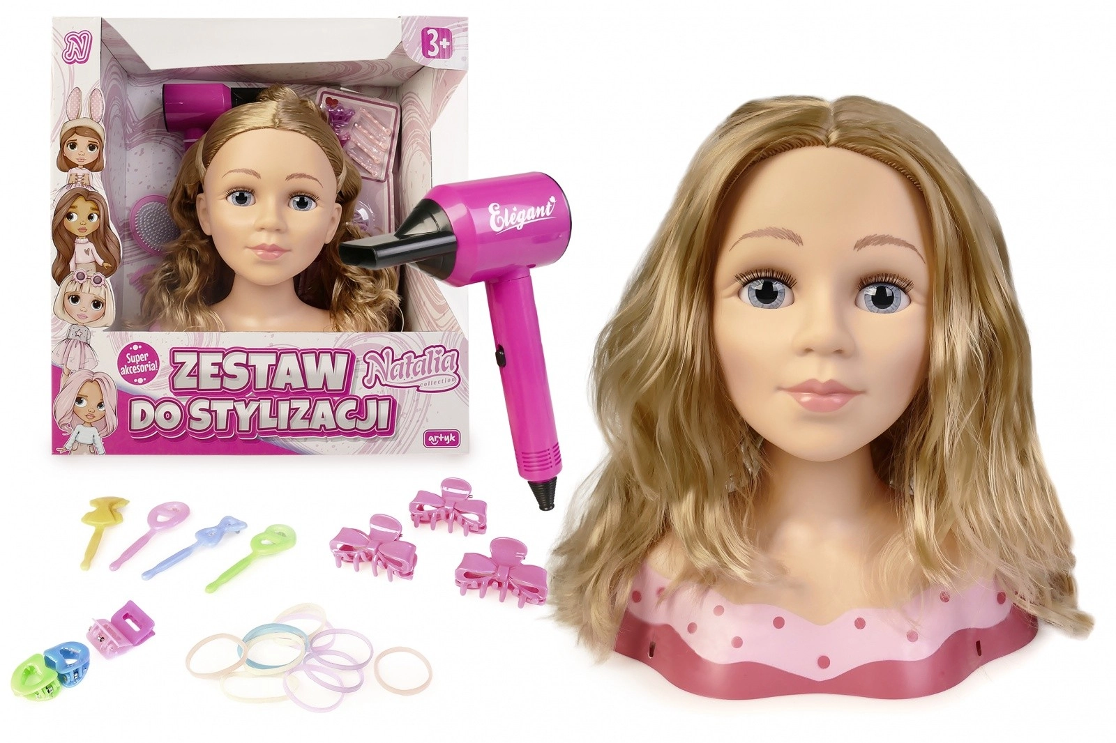 Levně Hlava na česání Natalia