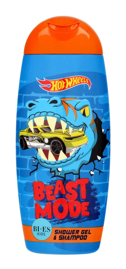 Levně Hot Wheels Beast Mode sprchový gel a šampon pro děti 250 ml