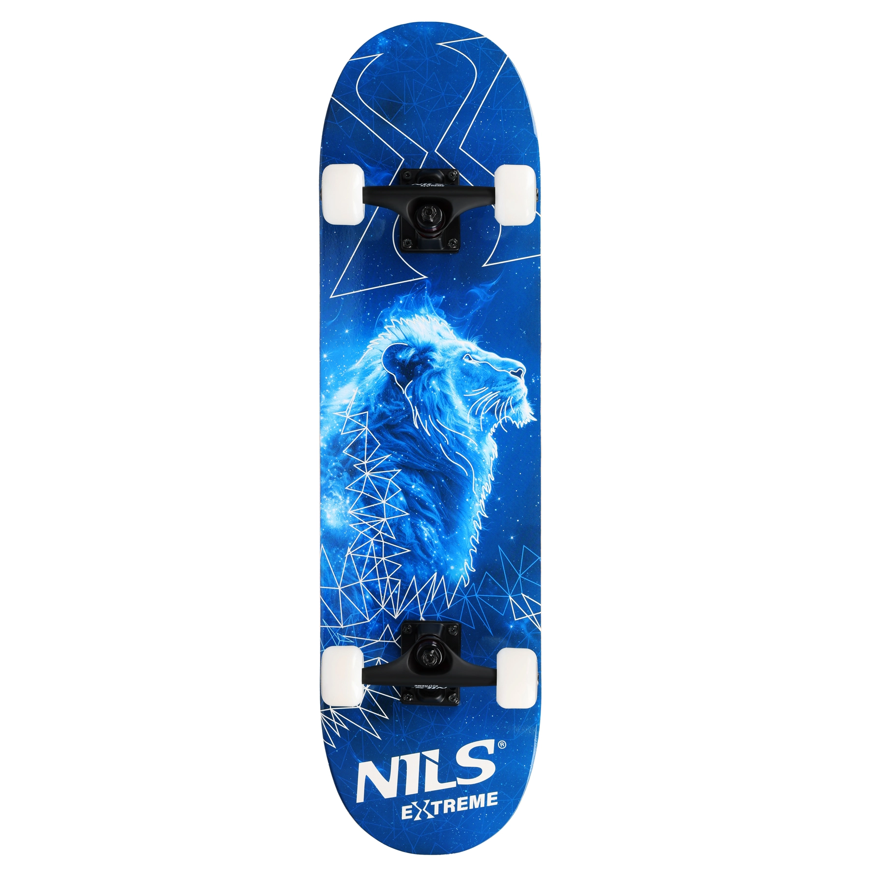 Skateboard NILS Extreme lion se svítícími kolečky