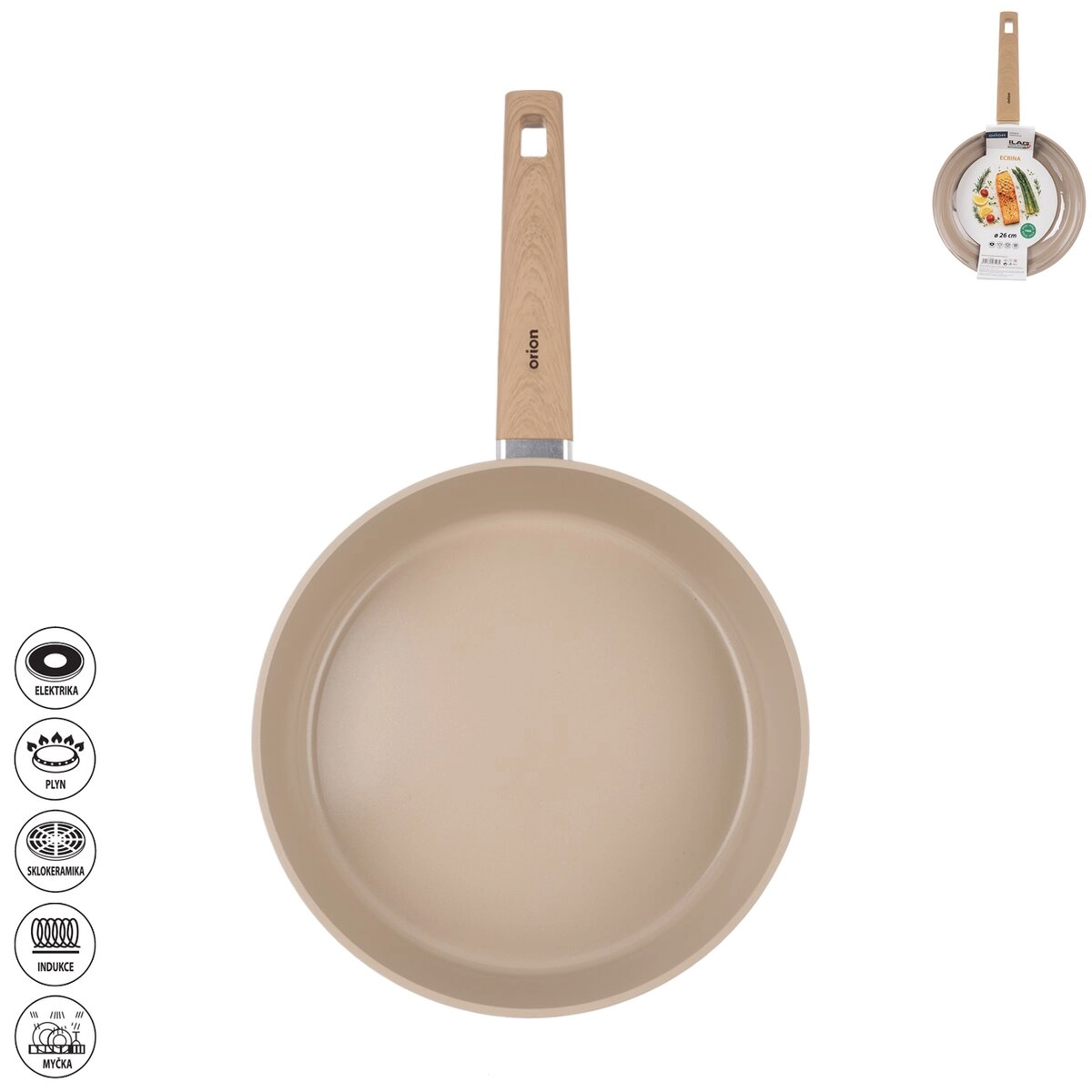 Levně Orion hluboká pánev ecrina 26 cm