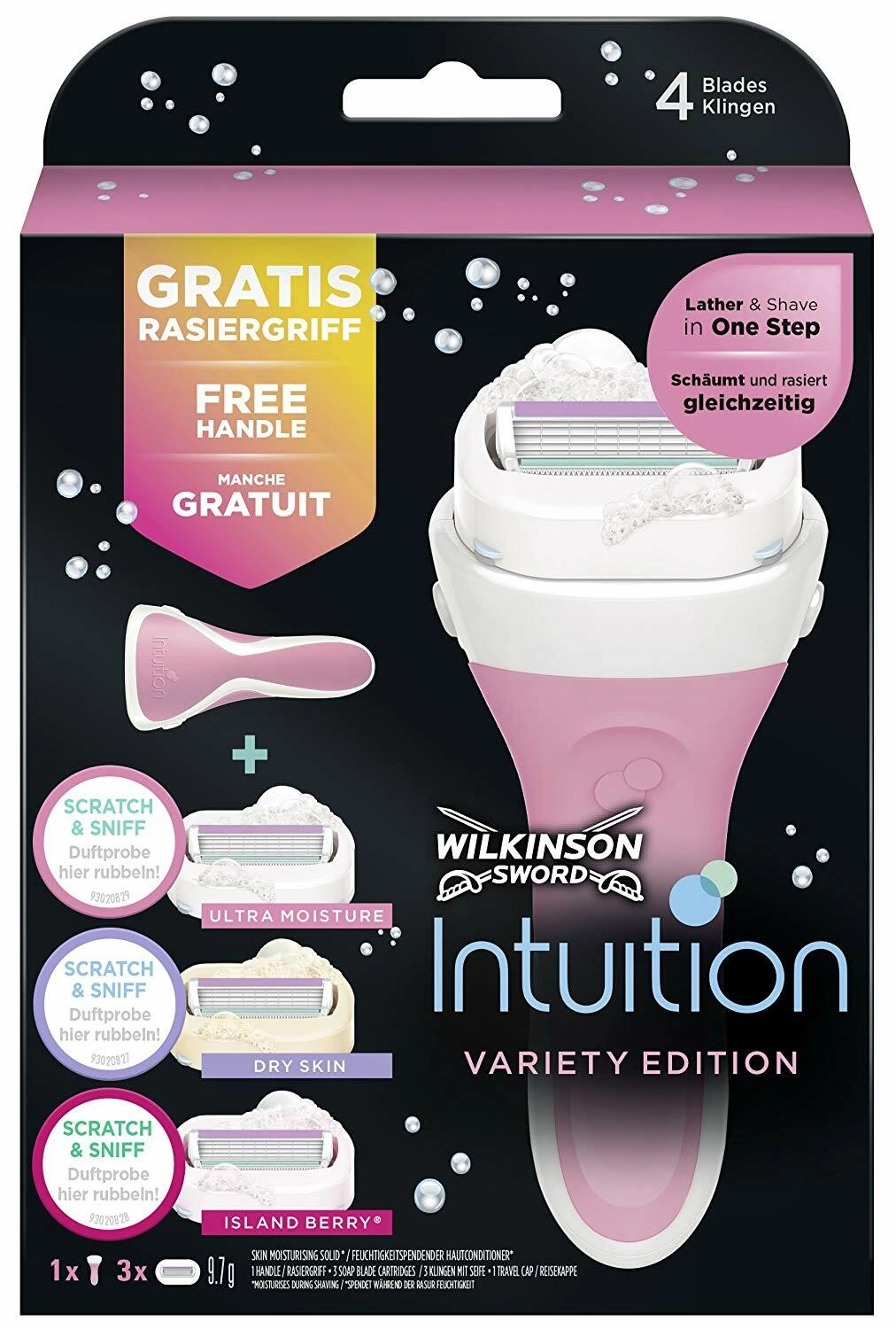 Levně Wilkinson Sword Intuition Variety Edition + 3 ks hlavic