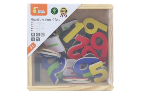 Levně Viga Dřevěná magnetická písmenka