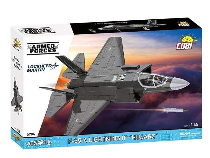 Levně Cobi 5904 Armed Forces F-35A LIGHTNING II HUSARZ, 1:48, 605 k, 1 f