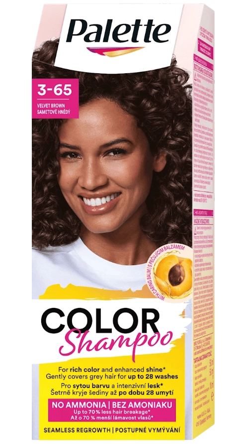 Levně Pallete Color Shampoo čokoládově hnědý 244