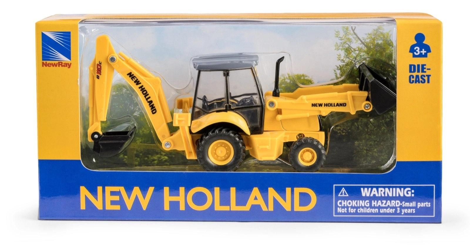 Levně Mini rypadlo-nakladač new holland b110c