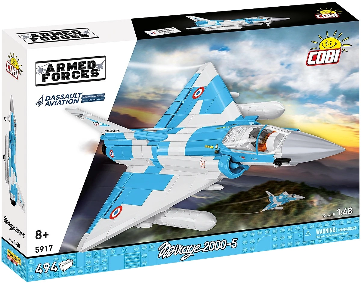 Levně Cobi 5917 Armed Forces Mirage 2000-5, 1:48, 494 k