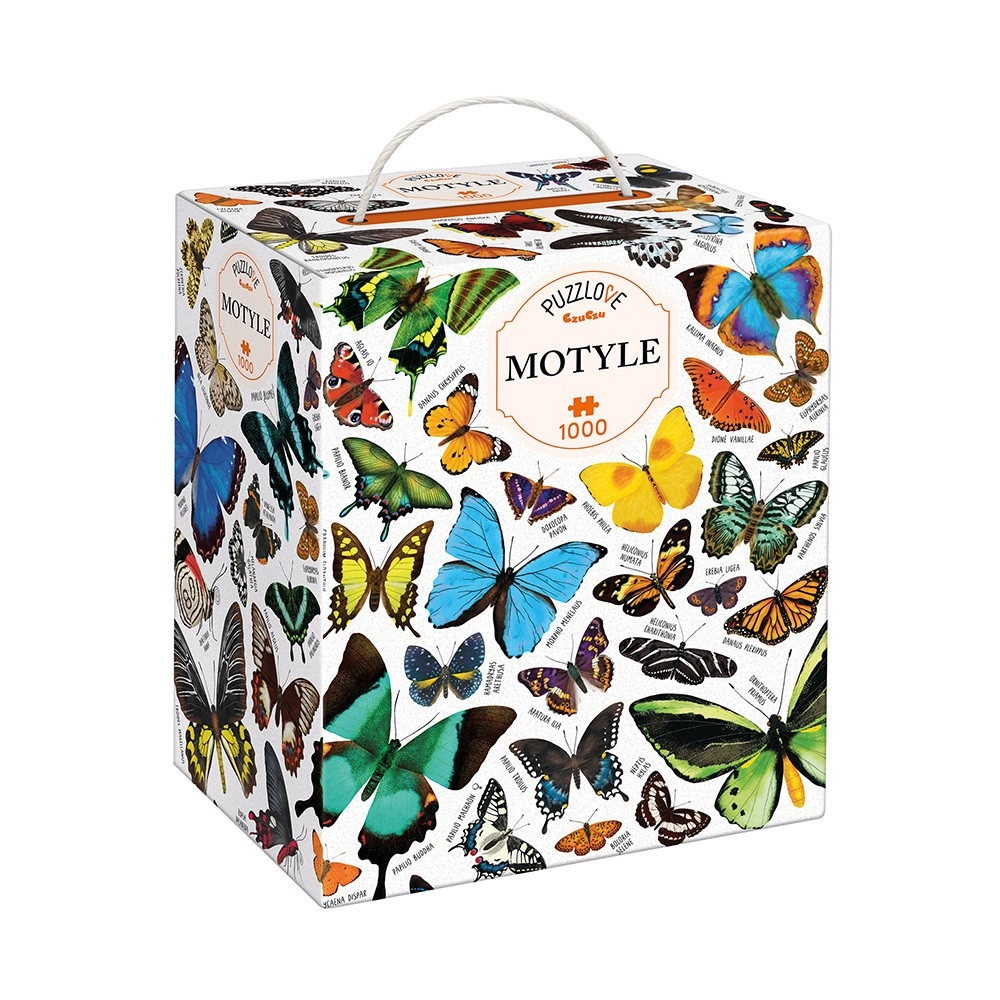 Levně Puzzle Puzzlove Motýli 1000 dílků