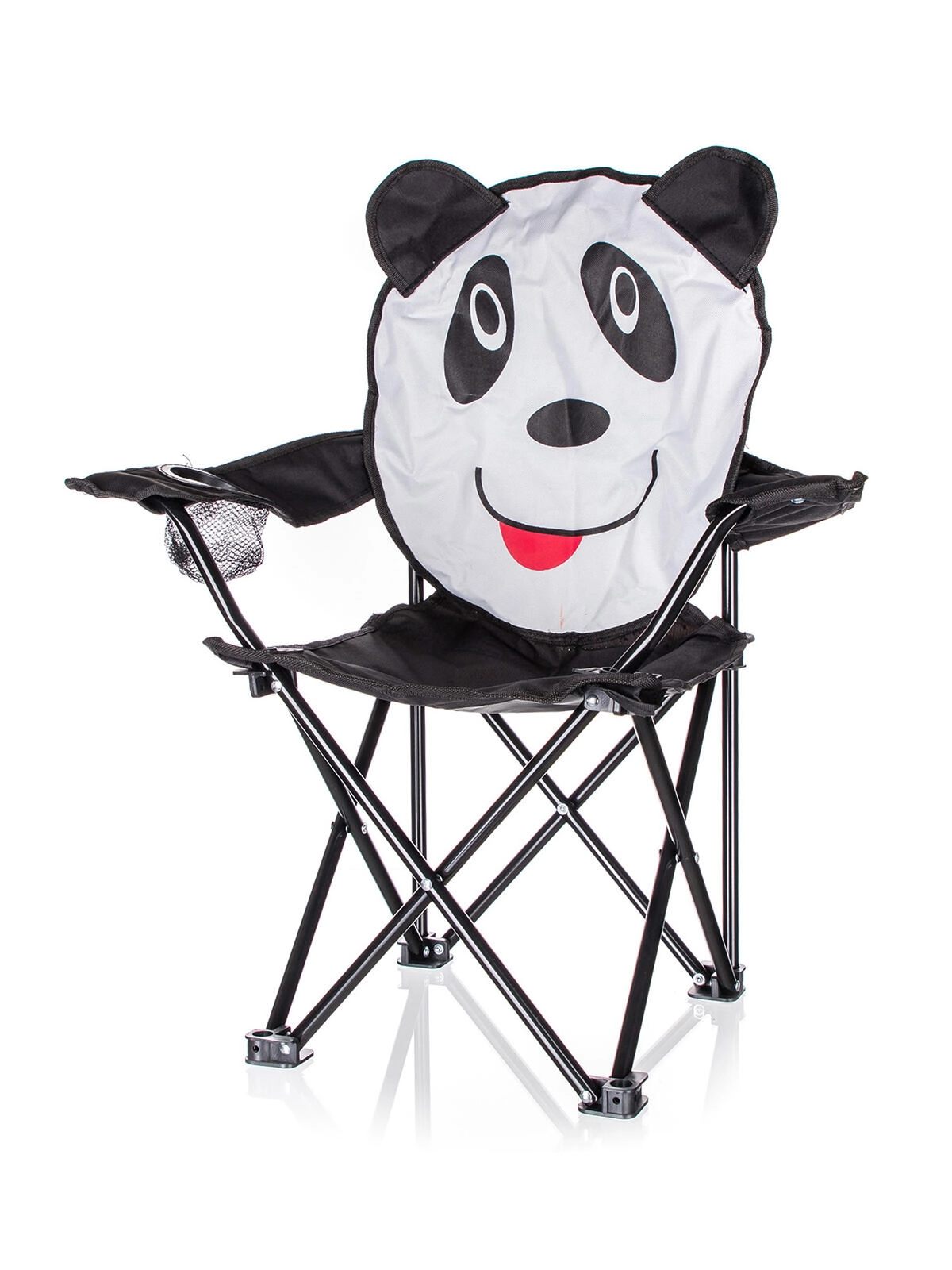 Levně Happy Green dětské skládací křeslo Panda