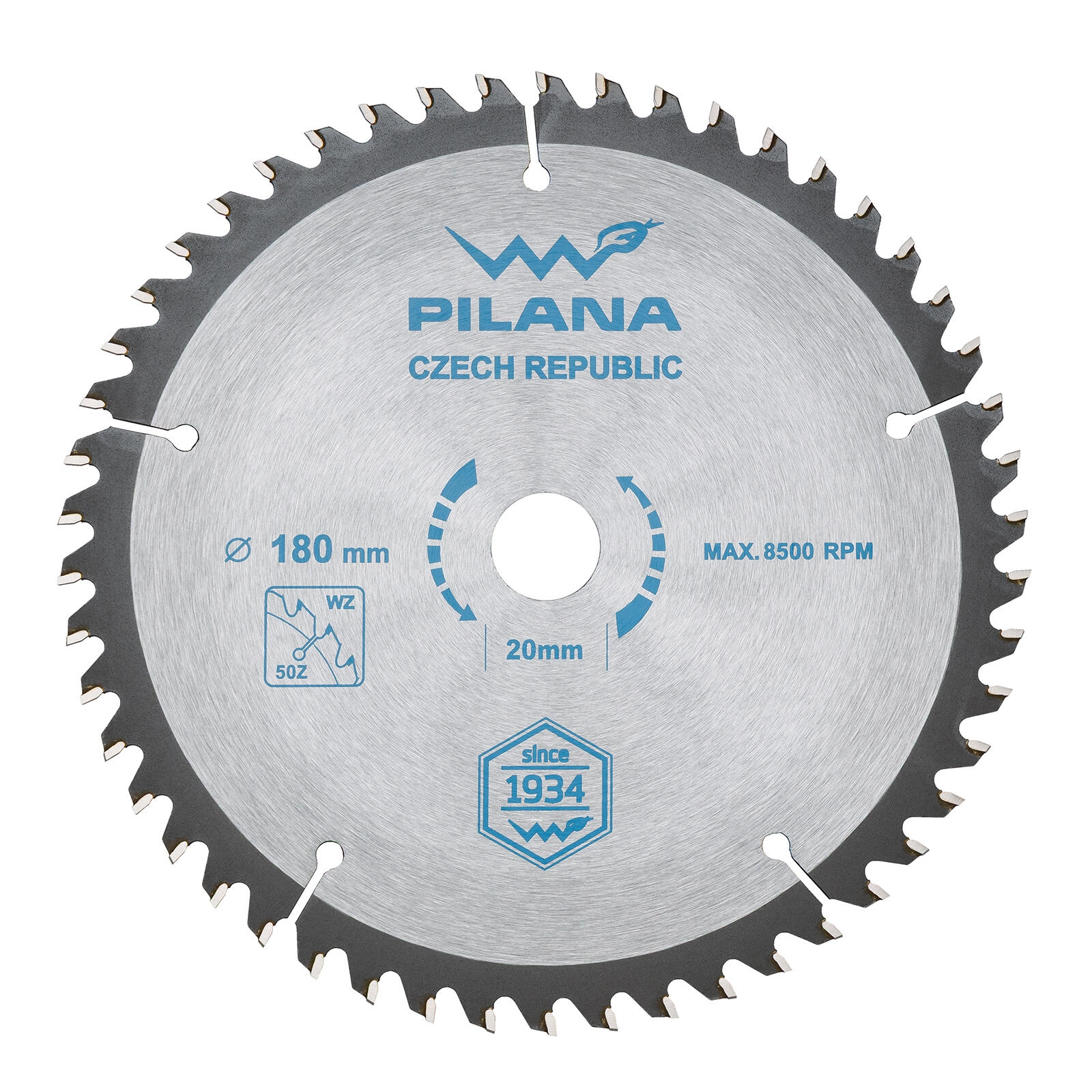 Levně Pilový kotouč PILANA 180 mm, 50 zubů, WZ, SK