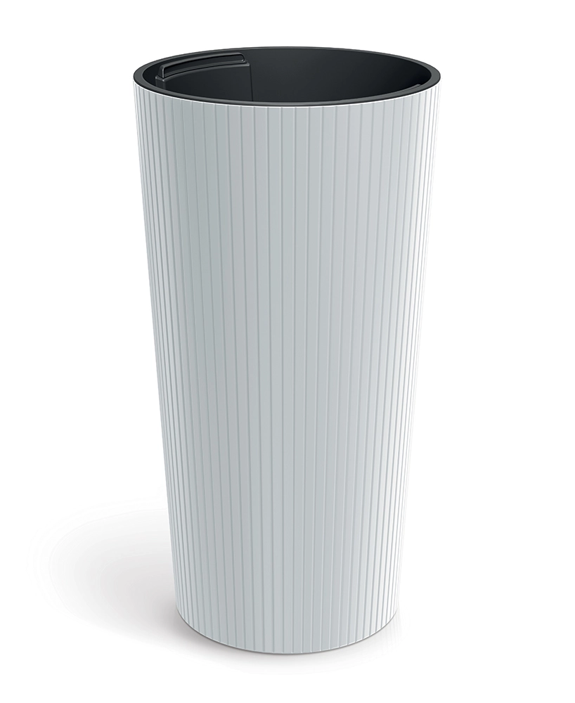 Levně Prosperplast Květináč Lamie Slim bílý, varianta 30 cm
