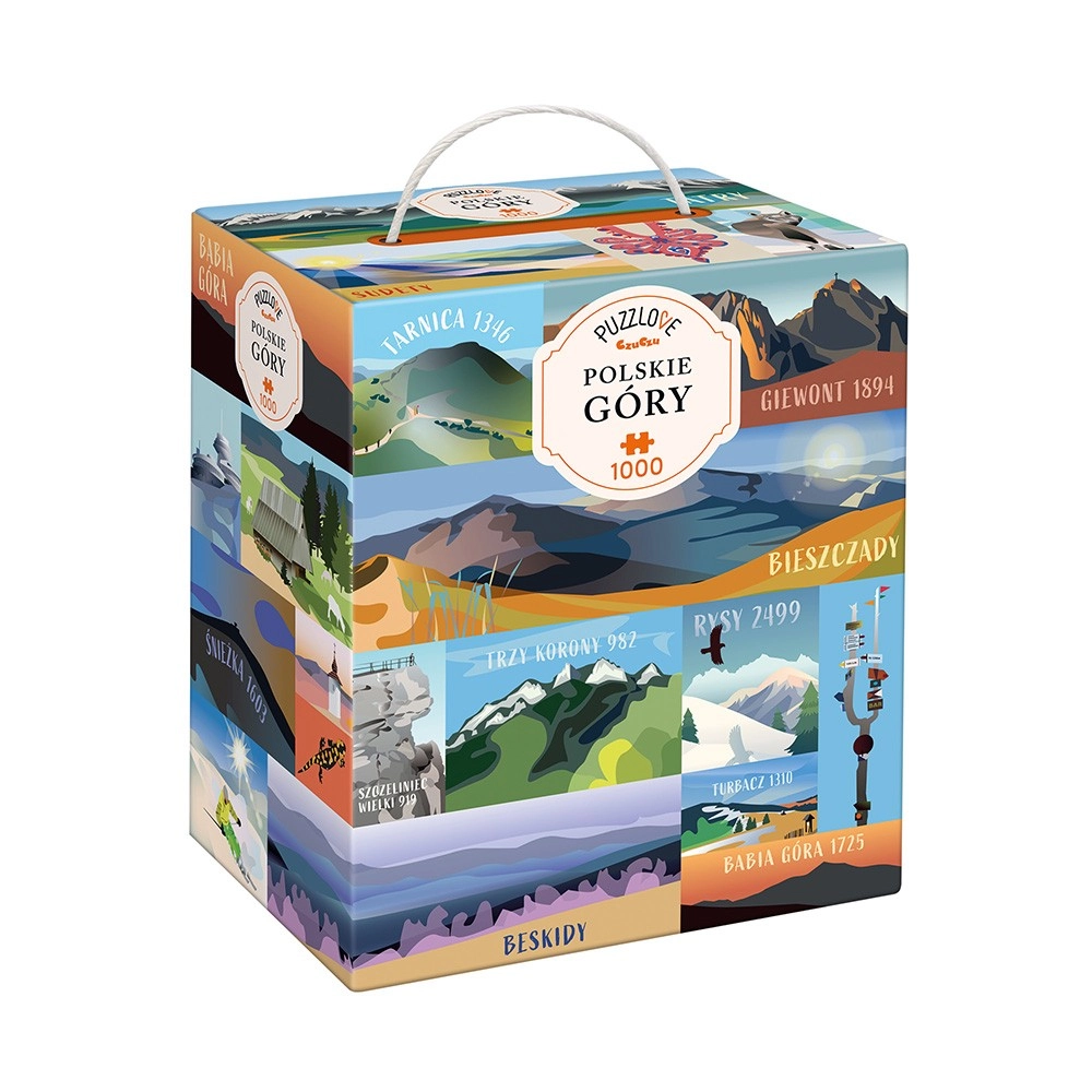 Levně Puzzle Puzzlove Polské hory 1000 dílků