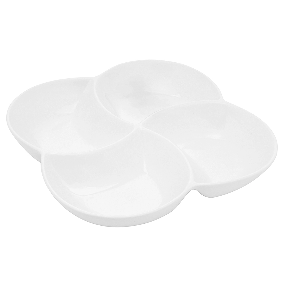 Levně Regular porcelánová dělená servírovací mísa 4 díly 26,5 cm krémová