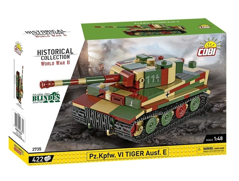 Levně COBI 2735 World War II Německý tank PzKpfw VI TIGER Ausf. E 1:48