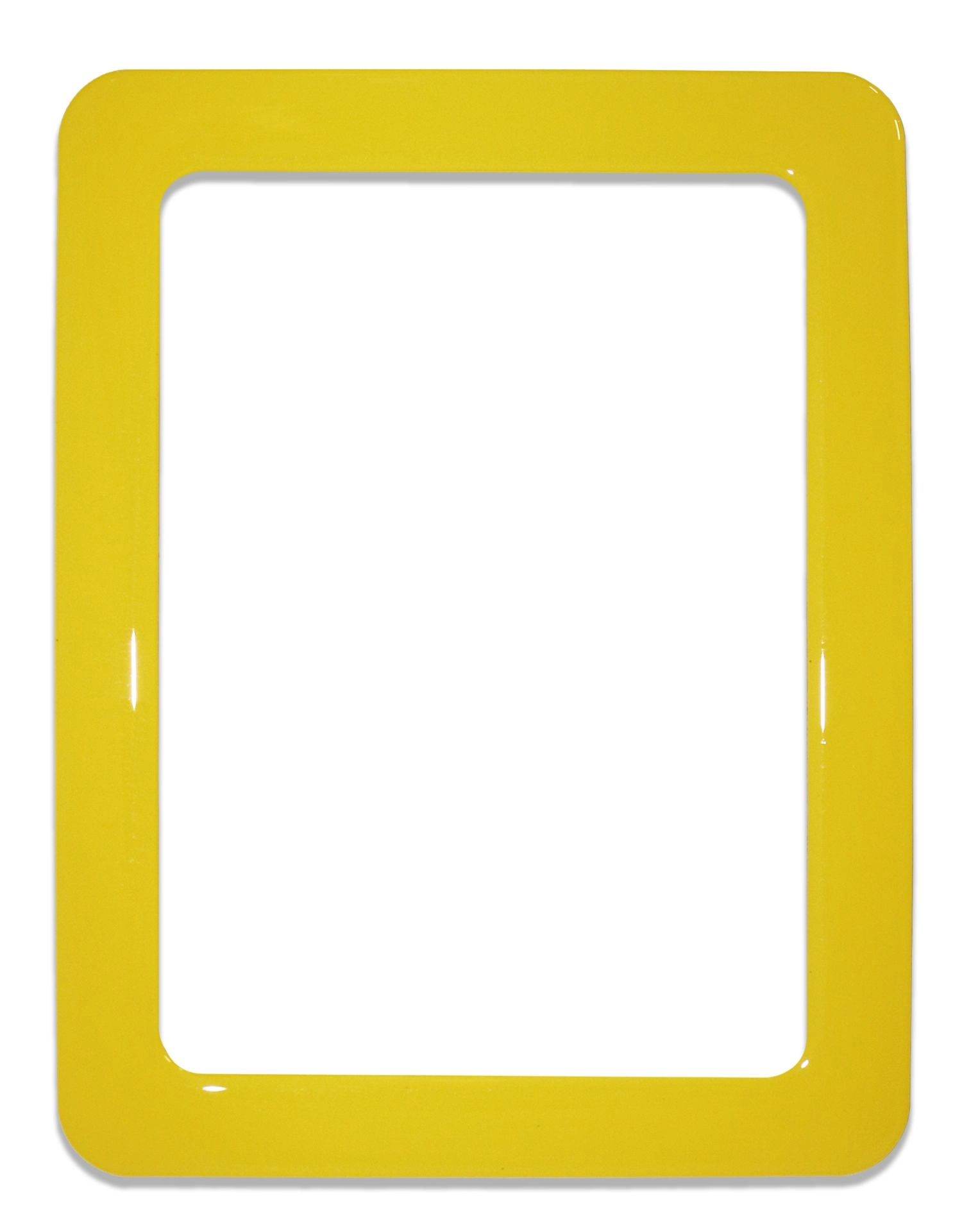 Levně Magnetický samolepicí rám 16,0 × 11,8 cm – žlutý