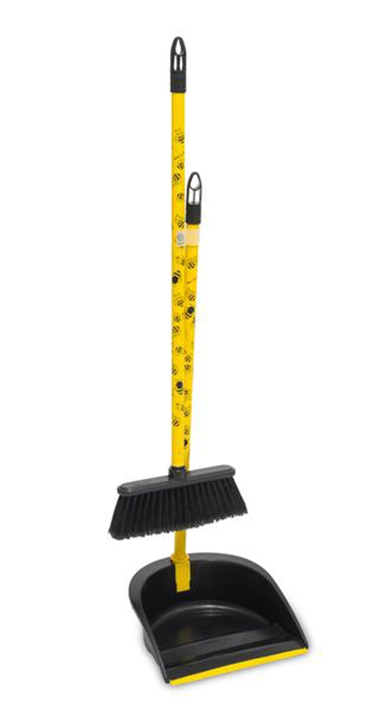 Levně Smetáček a lopatka s násadou TORO včelky