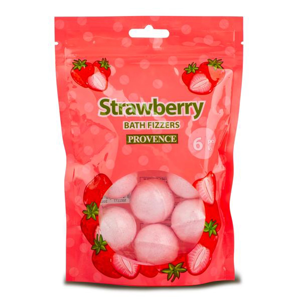 Levně Provence šumivá bomba do koupele jahoda 6x20 g