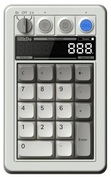 Mechanický číselný blok a kalkulačka 8BitDo Retro 18 N Edition