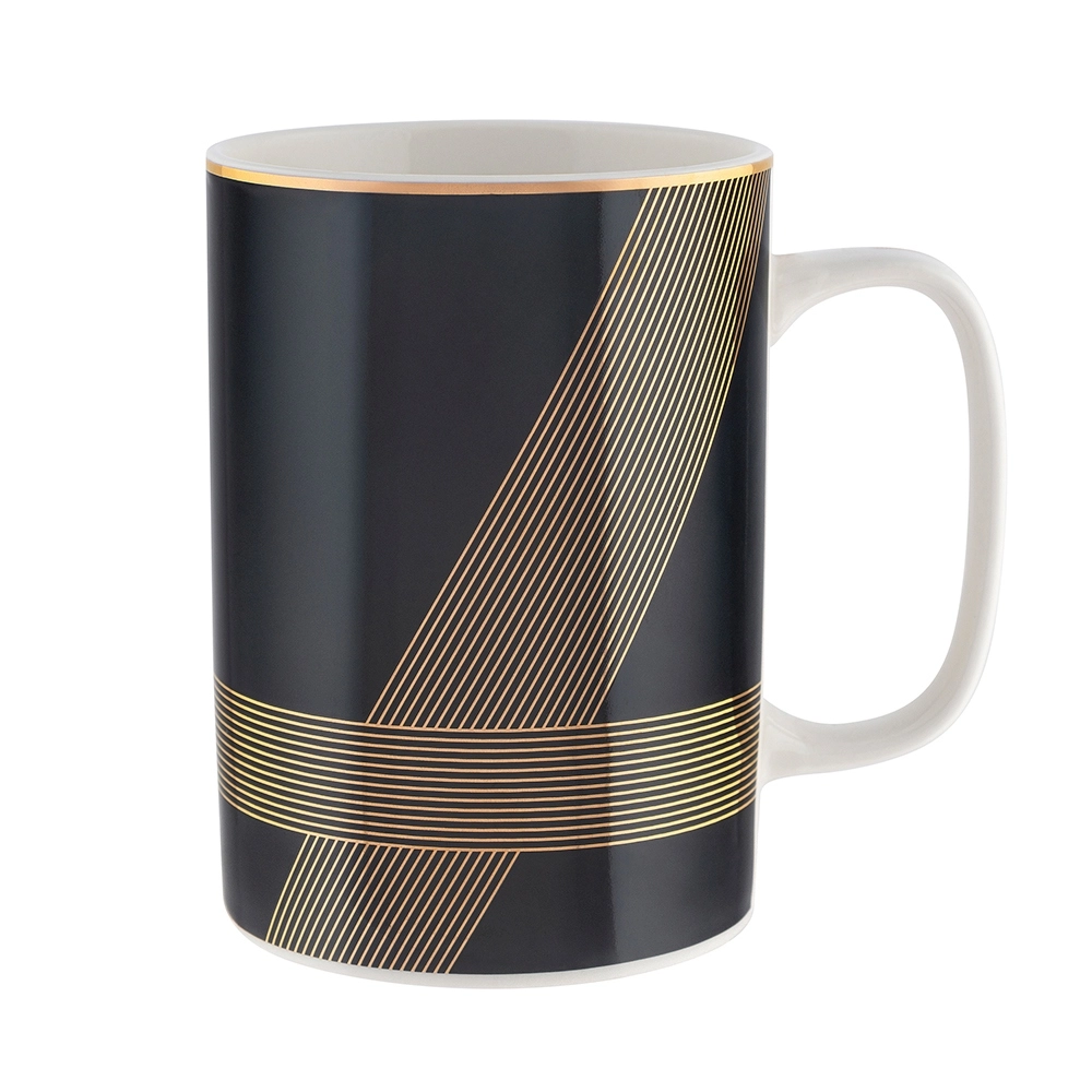Levně Altom Design hrnek modern art černý 350 ml