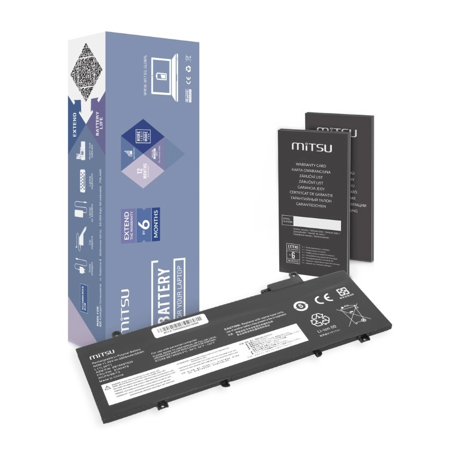 Levně Baterie pro Lenovo ThinkPad T480s MITSU